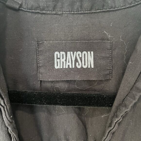 Grayson Frank & Eileen The Changemaker Mini Dress Women Size M Black Long Sleeve - Picture 3 of 9